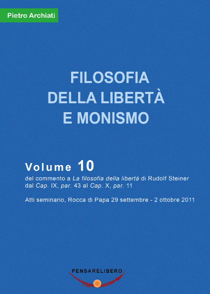 La Filosofia della Libertà vol.10 - Pietro Archiati - copertina