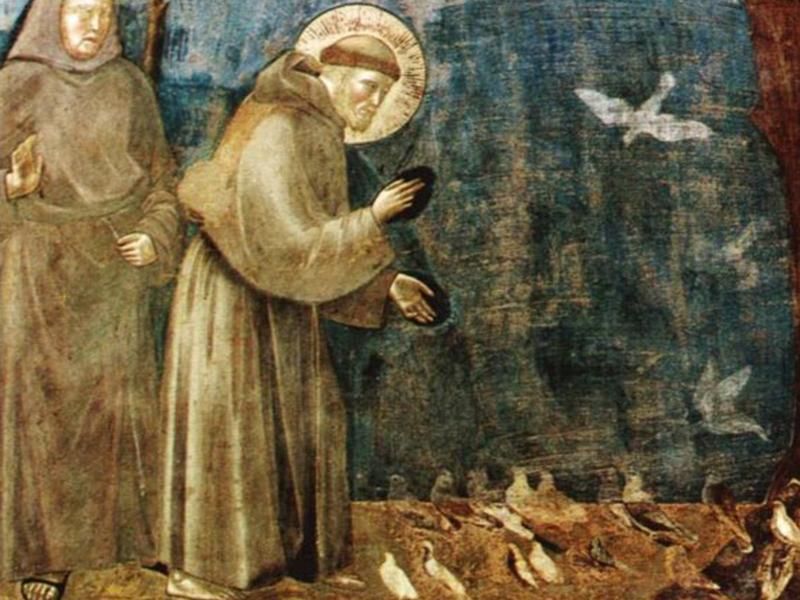 San Francesco parla agli uccelli