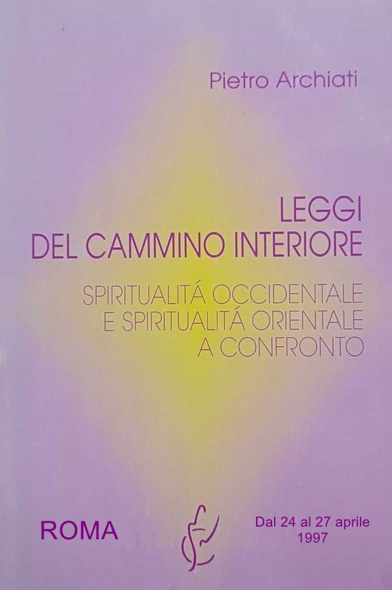 LEGGI DEL CAMMINO INTERIORE - Pietro Archiati - copertina