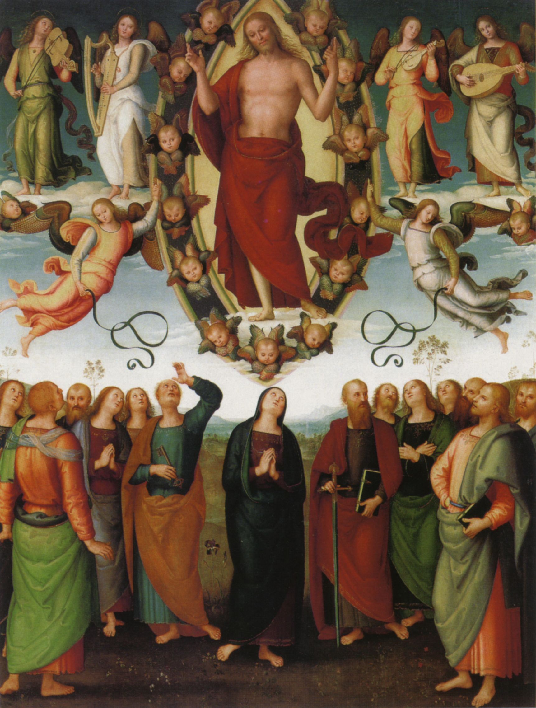 Ascensione di Ges - Pietro Perugino