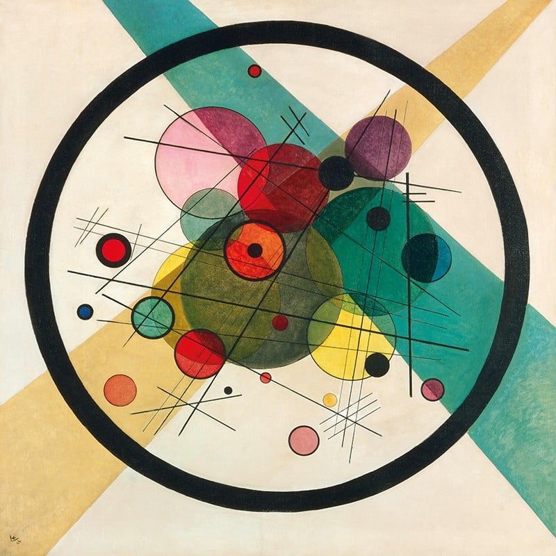 Cerchi in un cerchio - Vasilij Vasilevic Kandinskij, 1923