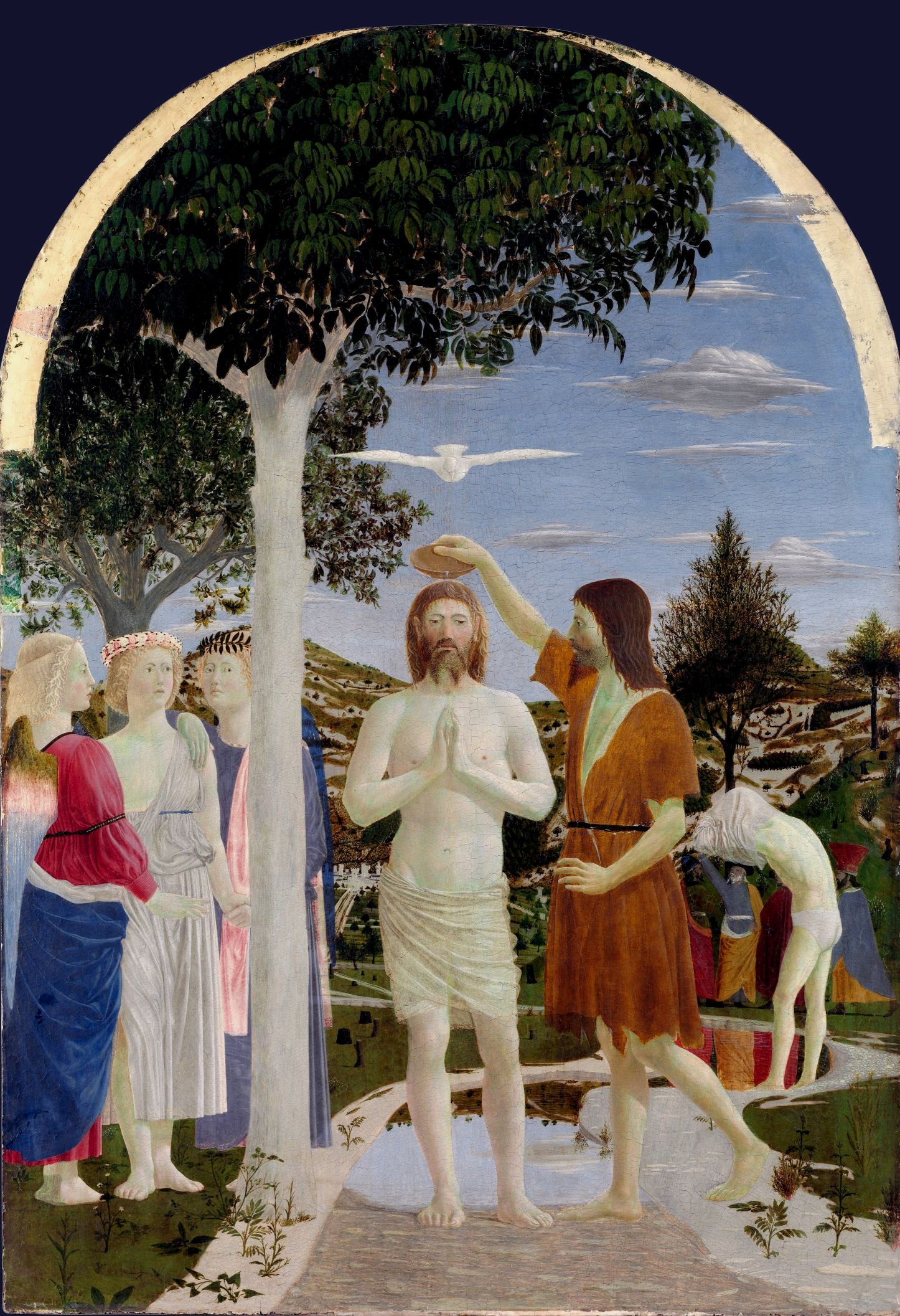 Piero della Francesca Battesimo di Cristo